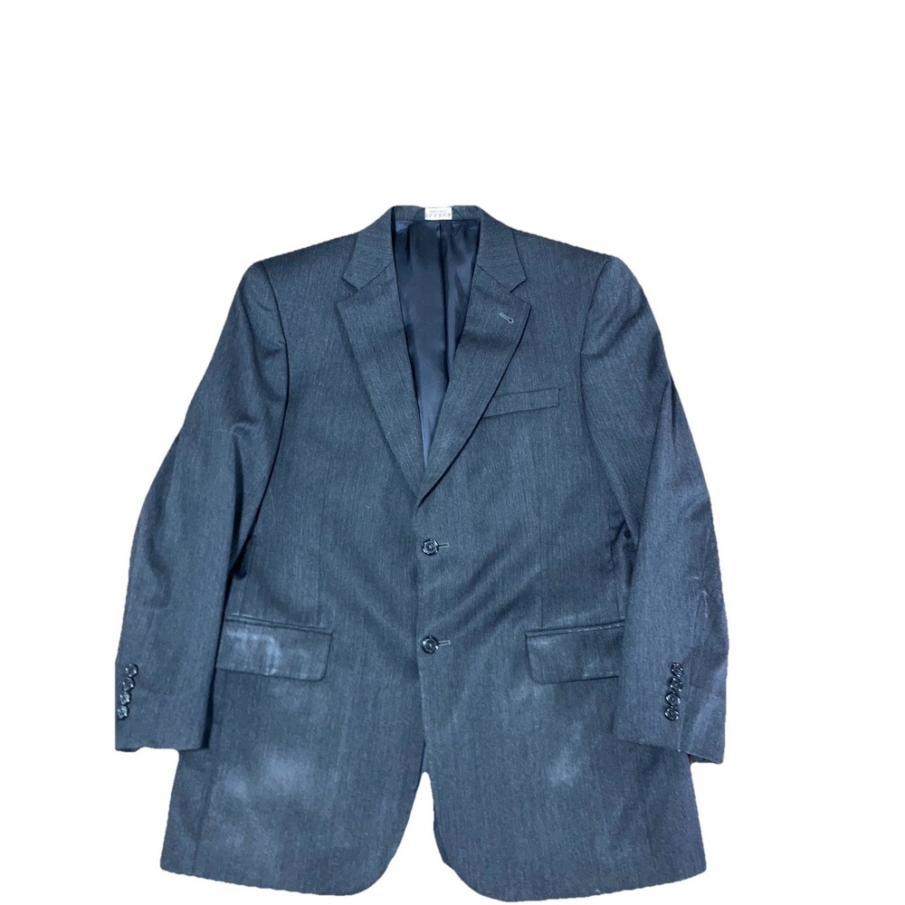 Jos.‎ A. Bank Men's Wool Charcoal Single-Breasted Suit Jacket 41R